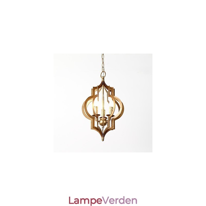 Vintage Metal Amercian Industriel Loft Maleri Farve Europæisk lysekrone Lampe Indendørs dekorere Pendel Lampe