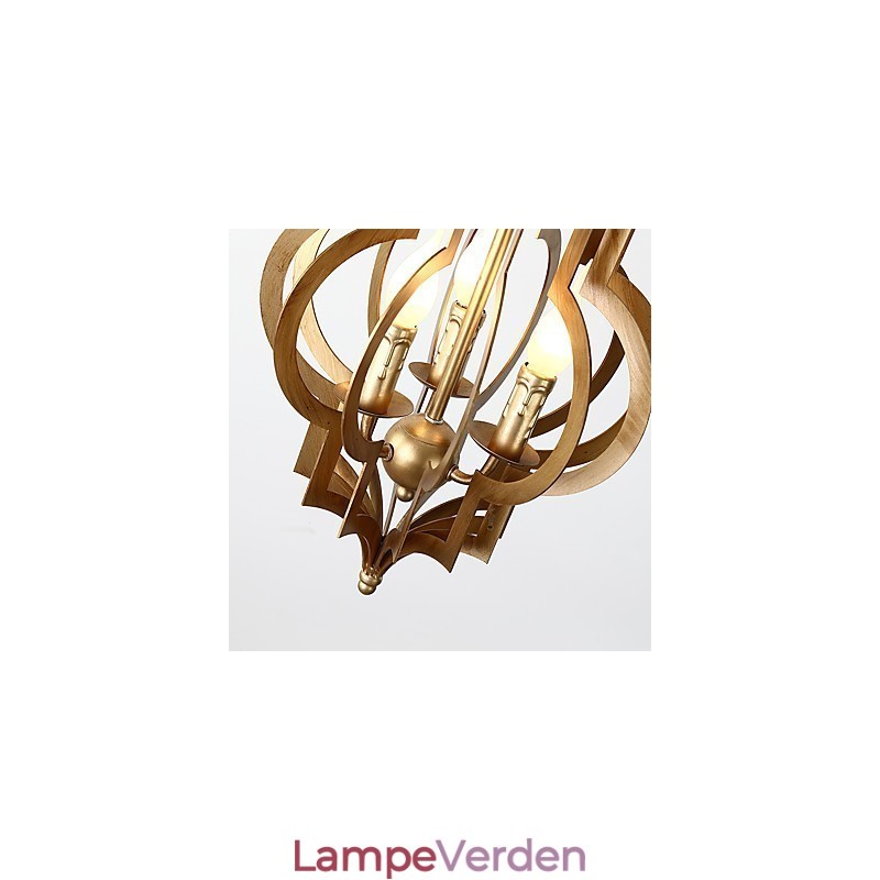 Vintage Metal Amercian Industriel Loft Maleri Farve Europæisk lysekrone Lampe Indendørs dekorere Pendel Lampe