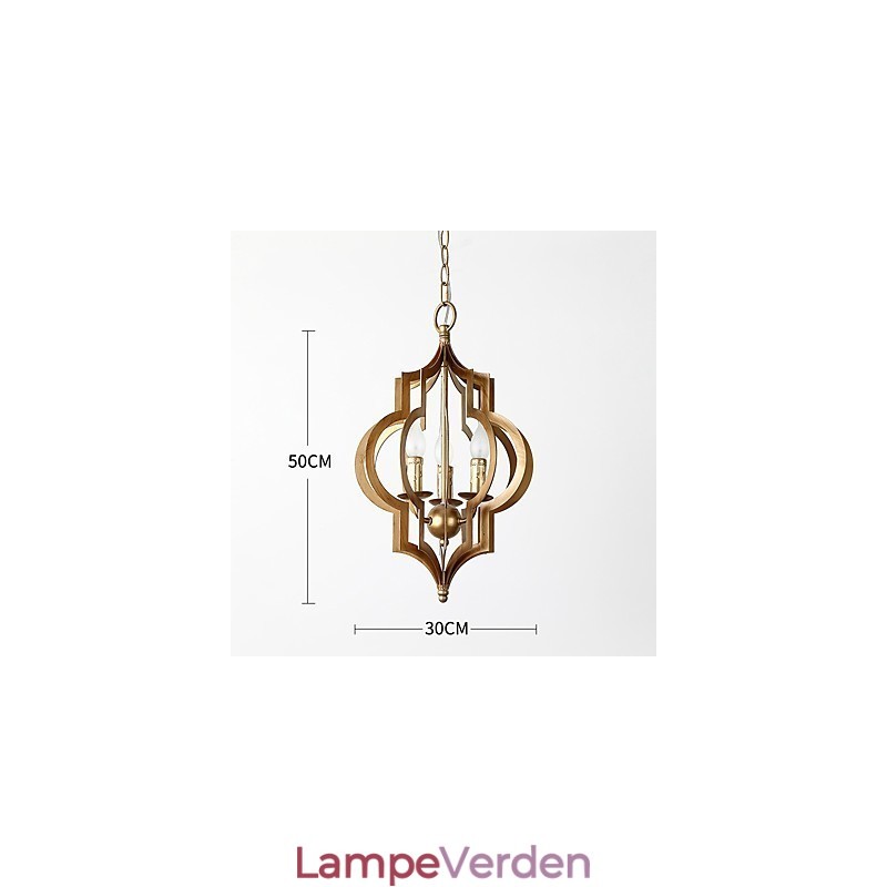 Vintage Metal Amercian Industriel Loft Maleri Farve Europæisk lysekrone Lampe Indendørs dekorere Pendel Lampe