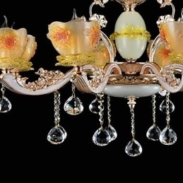 Moderne moderne traditionel klassisk zinklegeringsfunktion til Crystal Mini Style metal pendellampe