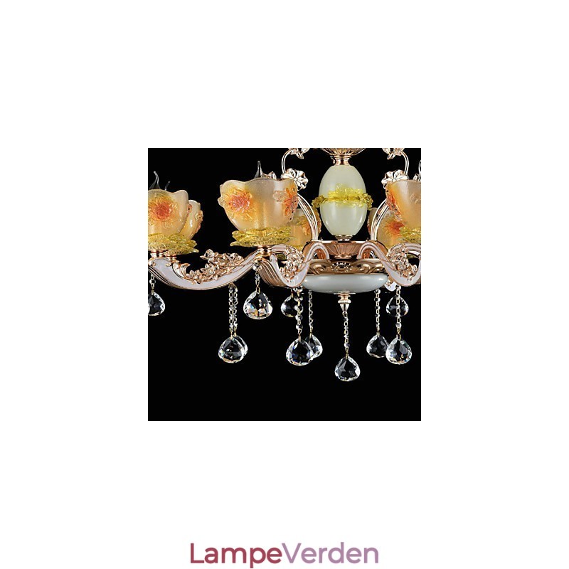 Moderne moderne traditionel klassisk zinklegeringsfunktion til Crystal Mini Style metal pendellampe