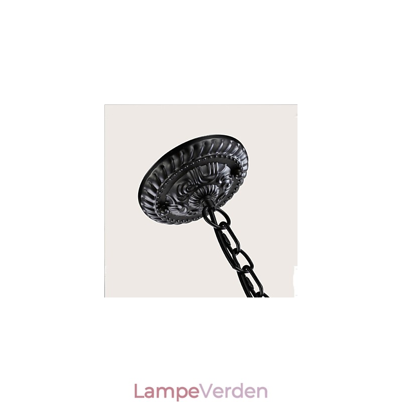 Krystal lysekrone europæisk stil smedejernslampe Creative stearinlyslamper og lanterner