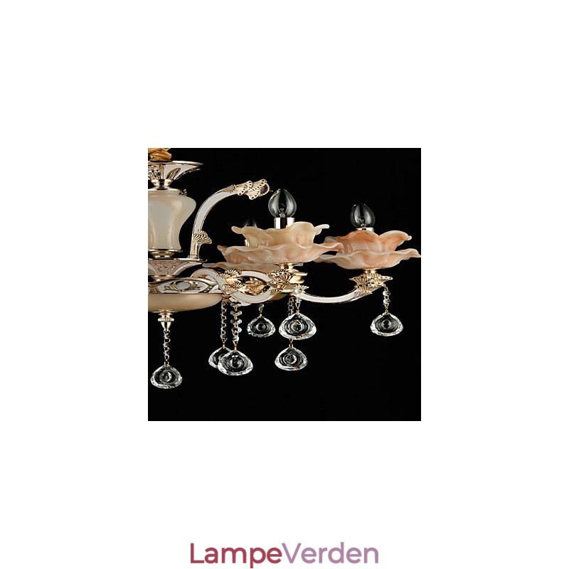 Moderne moderne traditionel klassisk zinklegeringsfunktion til Crystal Mini Style metal pendellampe