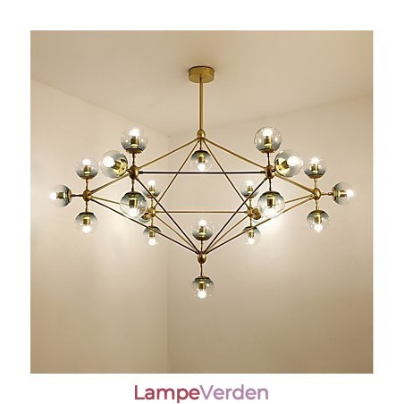 Twenty_one Light Post Modern Europe Style Modo Metal Glas Pendel Lampe Foyeren Dekorer Industriel Lysekrone Lampe Twenty_one Light Post Modern Europe Style Modo Metal Glas Pendel Lampe Foyeren Dekorer Industriel Lysekrone Lampe