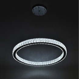 Dæmpbar Ring Indoo Loftslampe Pendel Moderne Lysekronebelysning Lysekronelampe med fjernbetjening