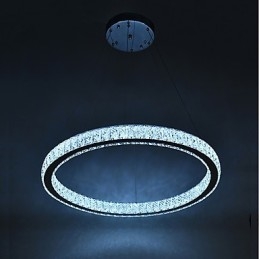 Dæmpbar Ring Indoo Loftslampe Pendel Moderne Lysekronebelysning Lysekronelampe med fjernbetjening