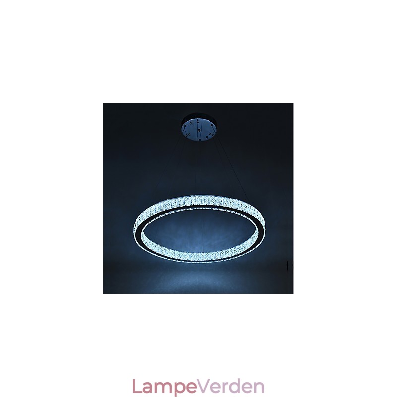 Dæmpbar Ring Indoo Loftslampe Pendel Moderne Lysekronebelysning Lysekronelampe med fjernbetjening