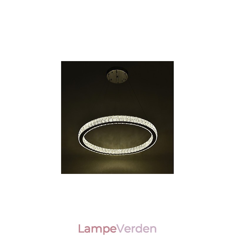 Dæmpbar Ring Indoo Loftslampe Pendel Moderne Lysekronebelysning Lysekronelampe med fjernbetjening