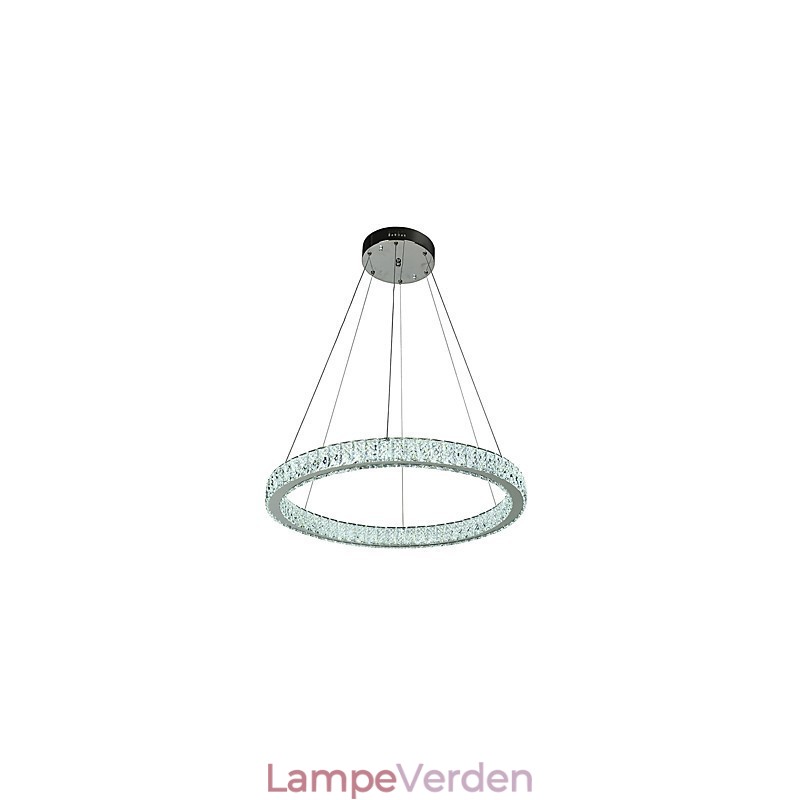Dæmpbar Ring Indoo Loftslampe Pendel Moderne Lysekronebelysning Lysekronelampe med fjernbetjening