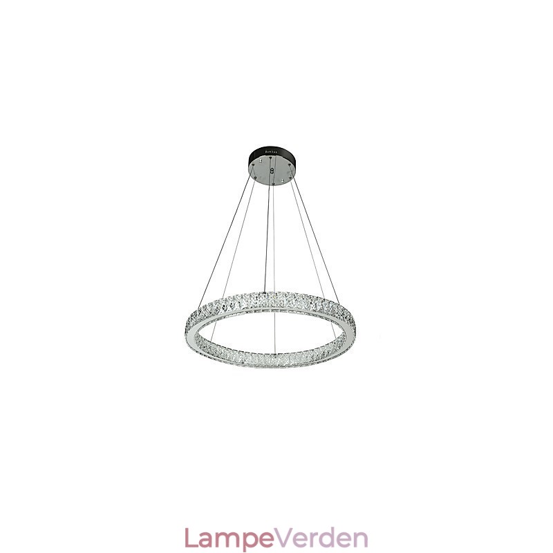 Dæmpbar Ring Indoo Loftslampe Pendel Moderne Lysekronebelysning Lysekronelampe med fjernbetjening