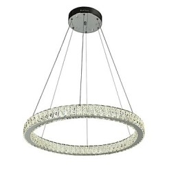 Dæmpbar Ring Indoo Loftslampe Pendel Moderne Lysekronebelysning Lysekronelampe med fjernbetjening