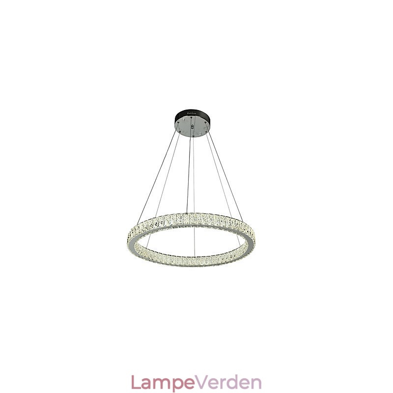 Dæmpbar Ring Indoo Loftslampe Pendel Moderne Lysekronebelysning Lysekronelampe med fjernbetjening