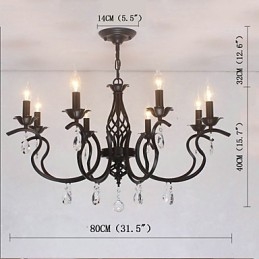 Krystallysekrone i europæisk stil Spiselys Simple Creative stearinlys Lamper og lanterner Nyhed Lightig