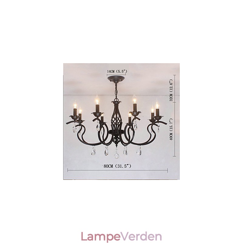 Krystallysekrone i europæisk stil Spiselys Simple Creative stearinlys Lamper og lanterner Nyhed Lightig