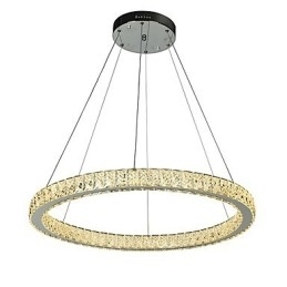 Dæmpbar Ring Loftslys Pendel Moderne Lysekrone Belysning Indendørs Lampe med Fjernbetjening