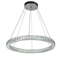 Dæmpbar Ring Loftslys Pendel Moderne Lysekrone Belysning Indendørs Lampe med Fjernbetjening