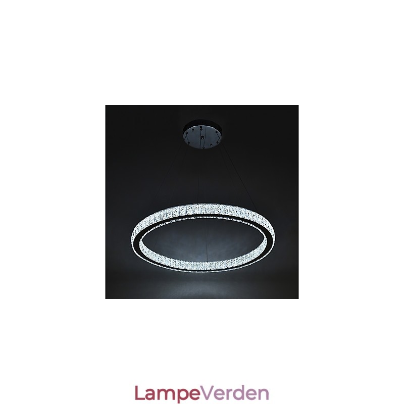 Dæmpbar Ring Loftslys Pendel Moderne Lysekrone Belysning Indendørs Lampe med Fjernbetjening