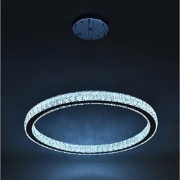 Dæmpbar Ring Loftslys Pendel Moderne Lysekrone Belysning Indendørs Lampe med Fjernbetjening