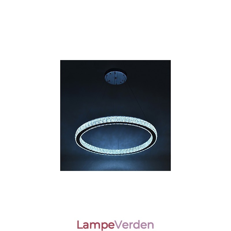 Dæmpbar Ring Loftslys Pendel Moderne Lysekrone Belysning Indendørs Lampe med Fjernbetjening