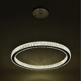 Dæmpbar Ring Loftslys Pendel Moderne Lysekrone Belysning Indendørs Lampe med Fjernbetjening