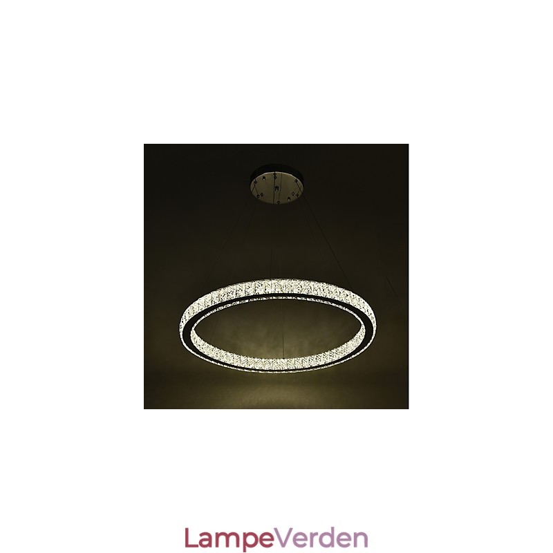 Dæmpbar Ring Loftslys Pendel Moderne Lysekrone Belysning Indendørs Lampe med Fjernbetjening