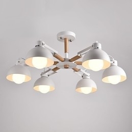 Traditionel klassisk rustik Lodge vintage retro maleri funktion til mini-stil metal lysekrone