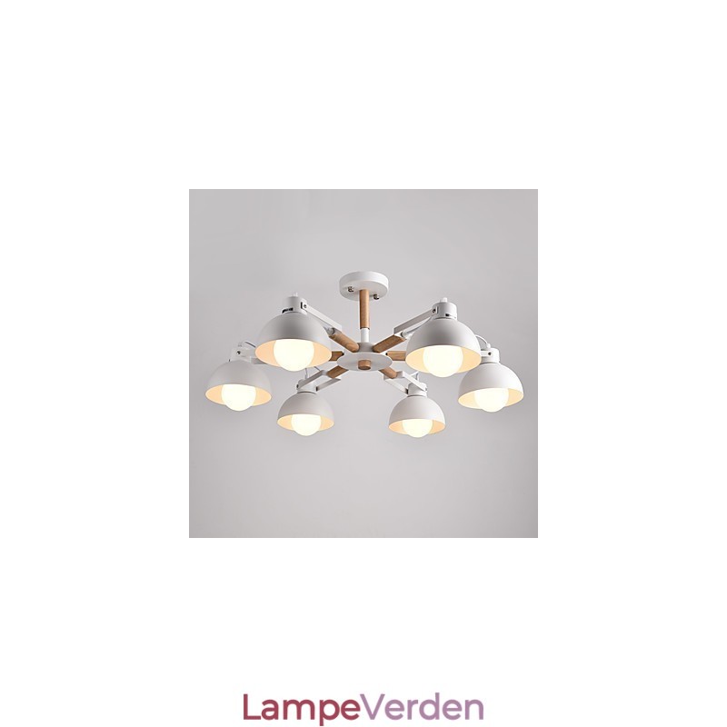 Traditionel klassisk rustik Lodge vintage retro maleri funktion til mini-stil metal lysekrone