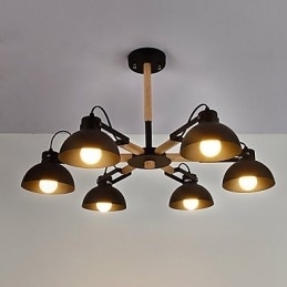 Traditionel klassisk rustik Lodge vintage retro maleri funktion til mini-stil metal lysekrone