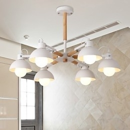Traditionel klassisk rustik Lodge vintage retro maleri funktion til mini-stil metal lysekrone
