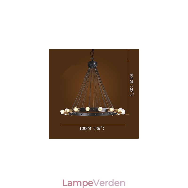 Nordic Creative Chandelier Retro Industria Penthouse