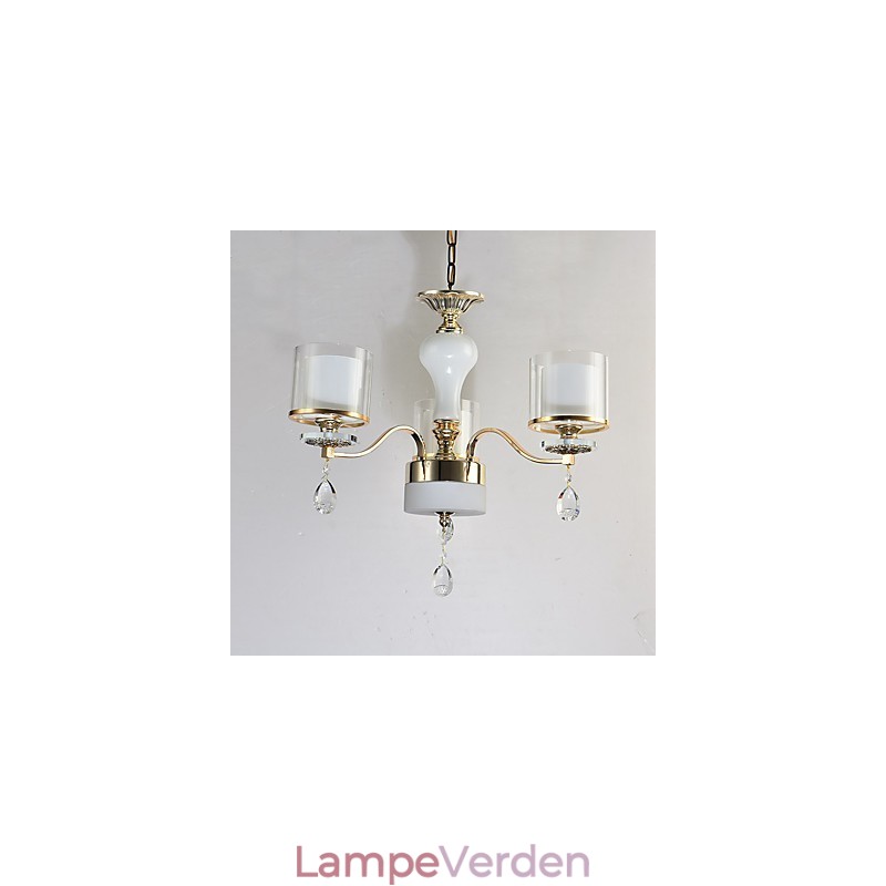 Moderne moderne galvaniseret funktion til Crystal Metal lysekrone