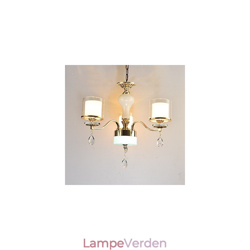 Moderne moderne galvaniseret funktion til Crystal Metal lysekrone