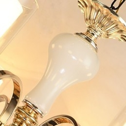 Moderne moderne galvaniseret funktion til Crystal Metal lysekrone