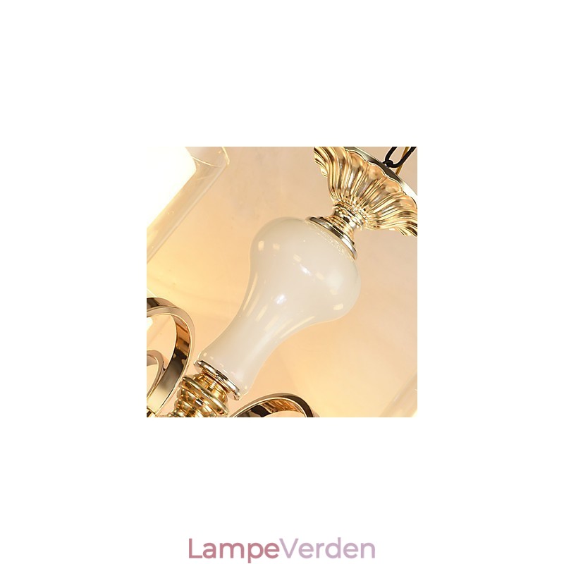 Moderne moderne galvaniseret funktion til Crystal Metal lysekrone