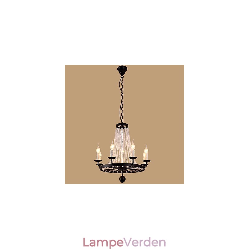 8 lys lysekrone Moderne Moderne Traditionel Klassisk Rustik Lodge Vintage Retro Lanternetromme Country Island Globe Bowl