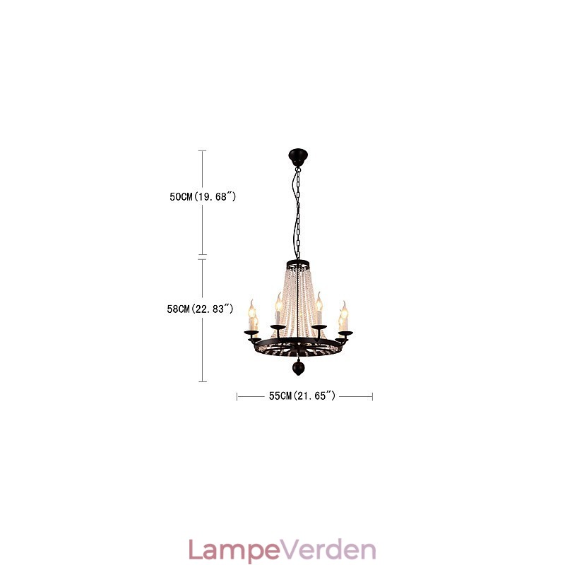 8 lys lysekrone Moderne Moderne Traditionel Klassisk Rustik Lodge Vintage Retro Lanternetromme Country Island Globe Bowl