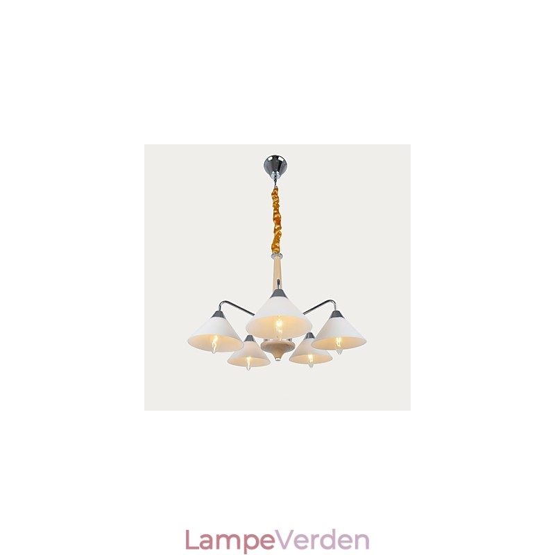 5 Light Modern Contemporary lysekrone til