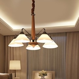 5 Light Modern Contemporary lysekrone til