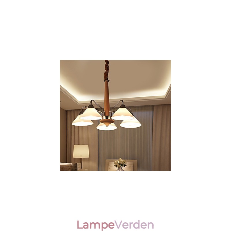 5 Light Modern Contemporary lysekrone til