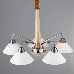 5 Light Modern Contemporary lysekrone til