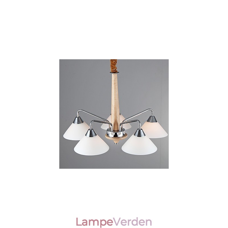 5 Light Modern Contemporary lysekrone til