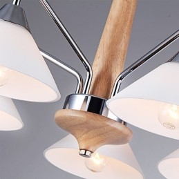 5 Light Modern Contemporary lysekrone til