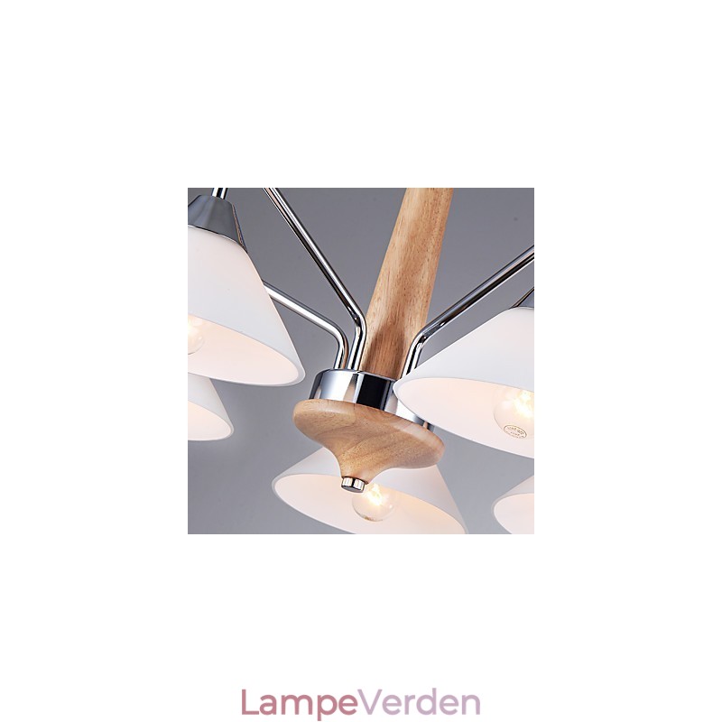 5 Light Modern Contemporary lysekrone til