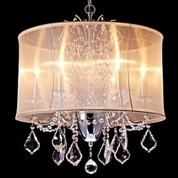 Moderne Moderne Traditionel Klassisk Country Chrome-funktion til Crystal Mini Style Designere Metal lysekrone
