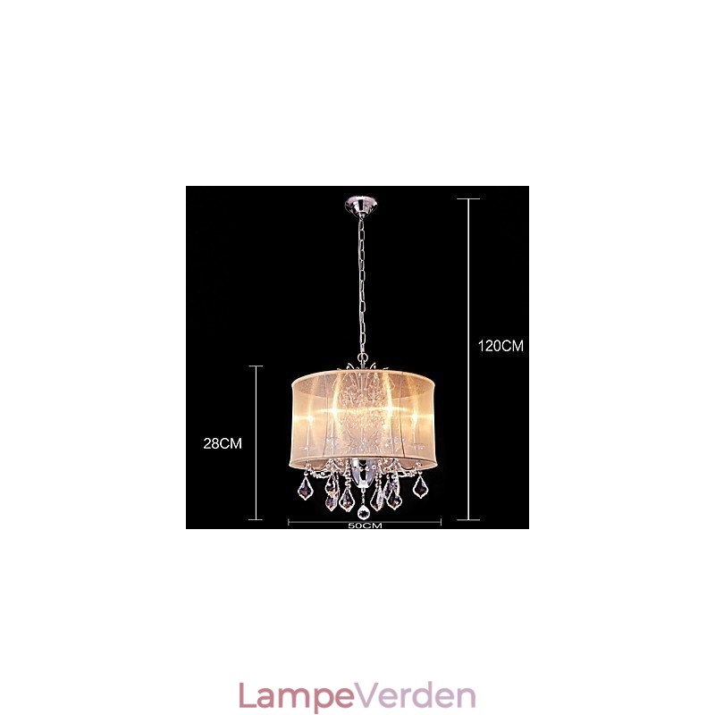 Moderne Moderne Traditionel Klassisk Country Chrome-funktion til Crystal Mini Style Designere Metal lysekrone