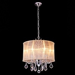 Moderne Moderne Traditionel Klassisk Country Chrome-funktion til Crystal Mini Style Designere Metal lysekrone