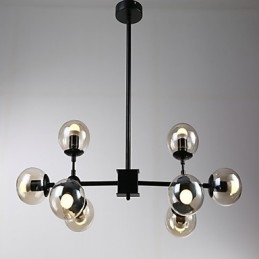 Traditionel klassisk retro maleri funktion til mini-stil metal lysekrone