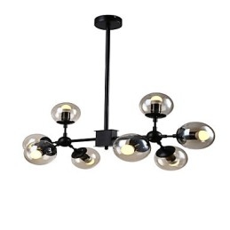 Traditionel klassisk retro maleri funktion til mini-stil metal lysekrone