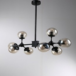 Traditionel klassisk retro maleri funktion til mini-stil metal lysekrone