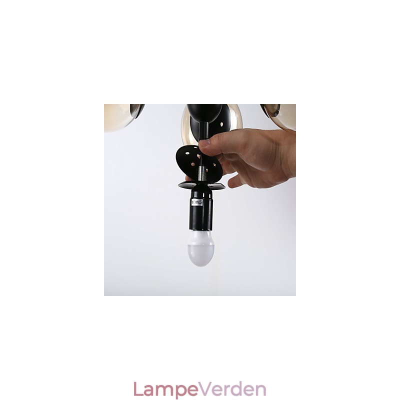 Traditionel klassisk retro maleri funktion til mini-stil metal lysekrone